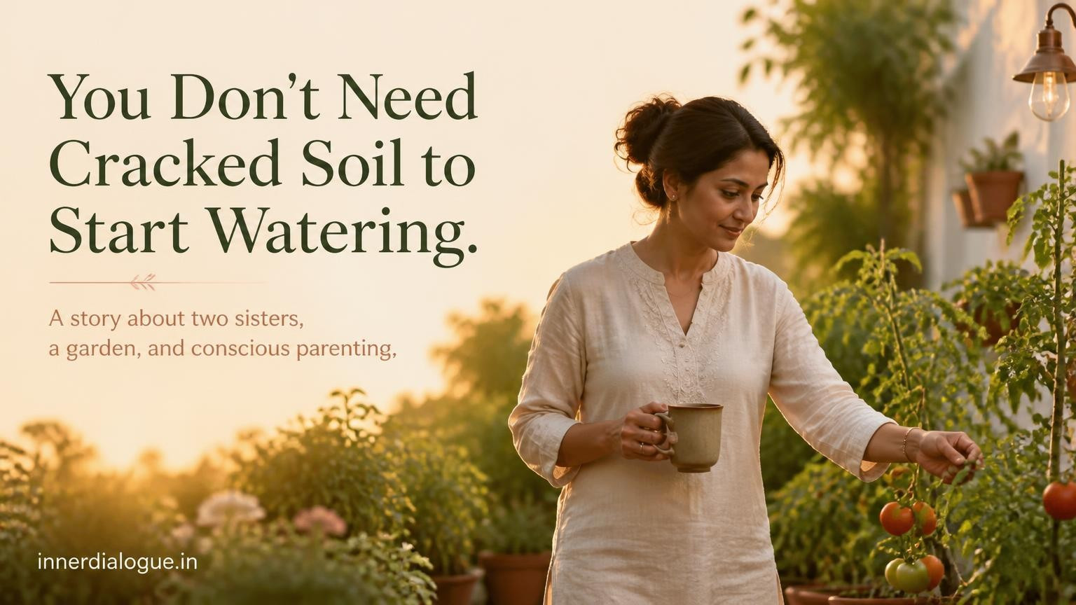 Is Conscious Parenting Only for Struggling Parents? What Two Sisters and a Garden Secretly Taught Me