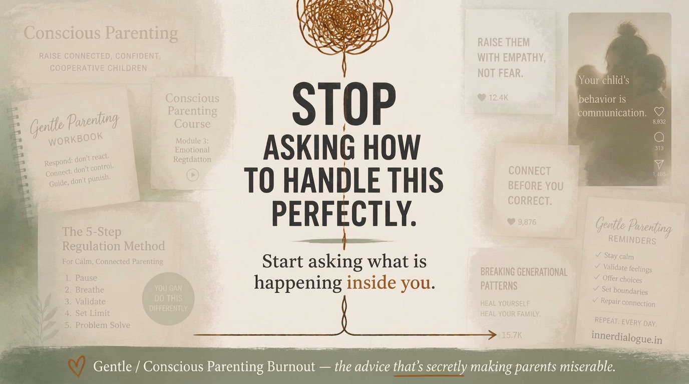 Gentle Parenting / Conscious Parenting Burnout: The Advice That’s Secretly Making Parents Miserable